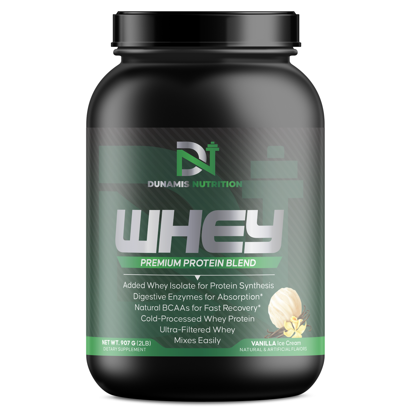Whey Protein Vanilla Ice Cream
