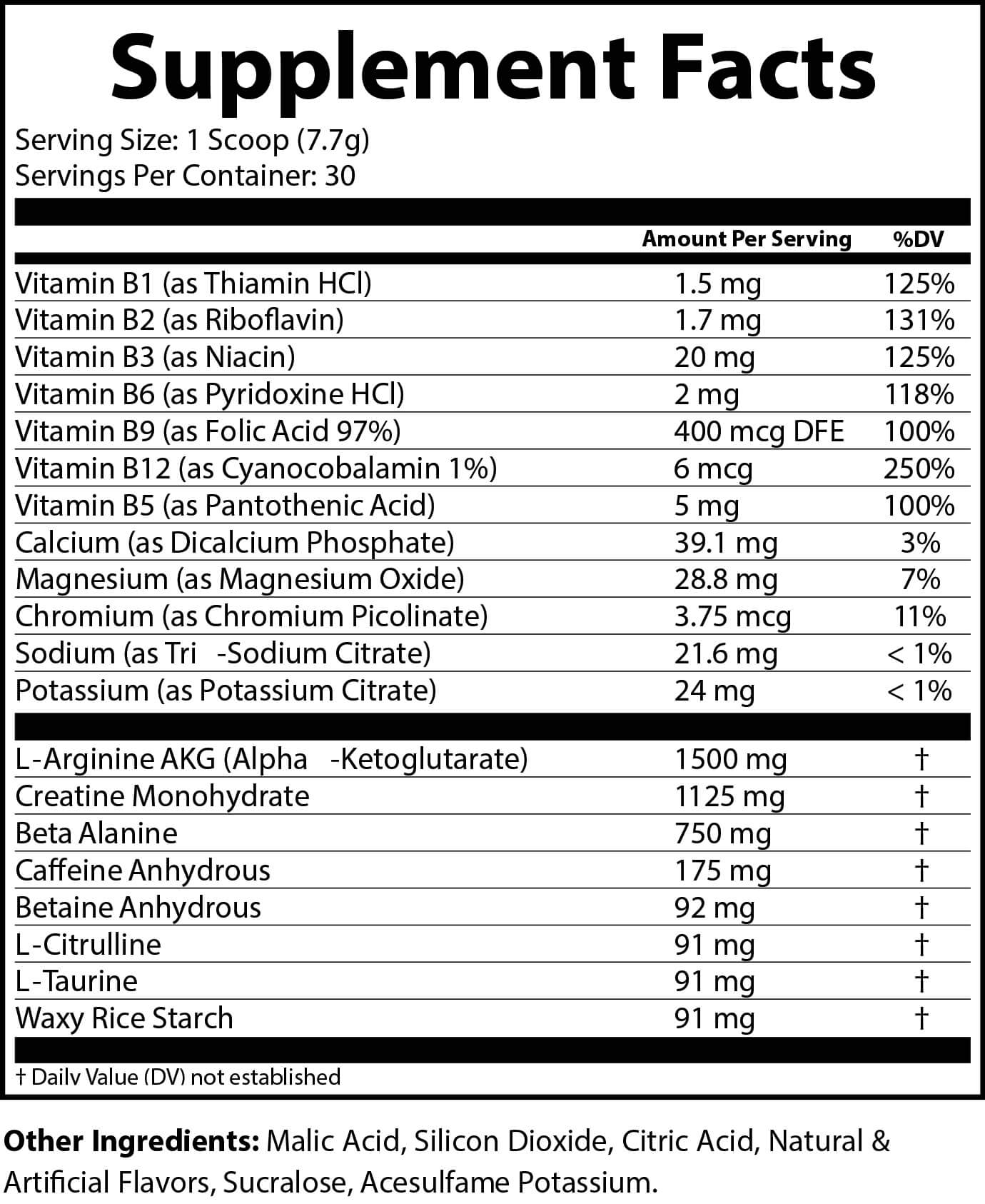Ignite Pre-Workout